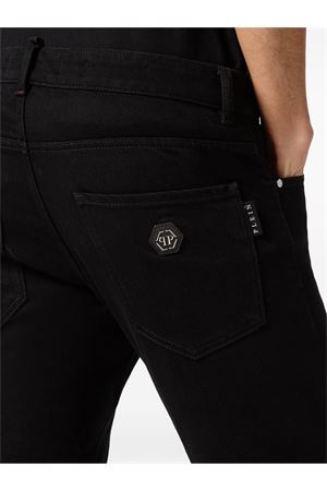 Black cotton denim jeans PHILIPP PLEIN | FADCMDT3962PDE004N02JB